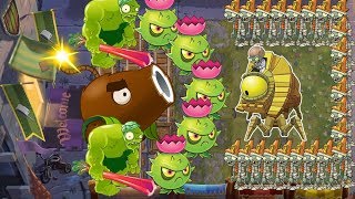Plants vs zombies 2 Battlez - Zoybean Pod, Homing Thistle vs Zombot