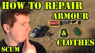 Scum How to Repair Clothes and Armour Easily