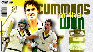 Pat Cummins beats England | 1st Test Day 5 | #ashes2023 | #cricket