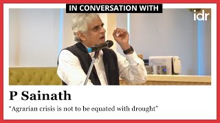 P. Sainath on the agrarian crisis in India