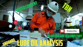 Lube Oil Analysis Onboard Ship