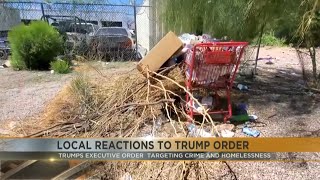 Local reactions to Trump's executive order targeting crime and homelessness