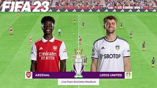 FIFA 23 | Arsenal vs Leeds United - Premier League Season - PS5 Gameplay