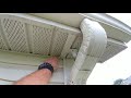 installing security cameras under eave with vinyl soffit