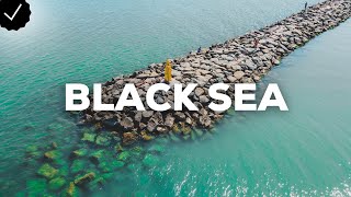 Constanța Beach, Romania (Black Sea) - Drone Footage - Cinematic 4k Virtual Tour