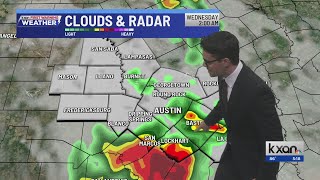 Scattered showers tomorrow, widespread storms possible mid-week | KXAN Weather Forecast (May 24)