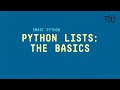 Python lists: The basics of a common way to store groups of objects in Python
