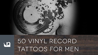 50 Vinyl Record Tattoos For Men