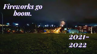 Nyårsafton i Växjö 2021-2022 / New Years Eve in Växjö Sweden 2021-2022