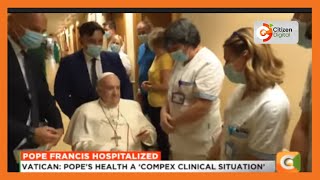 Pope Francis has been in hospital for the past four days