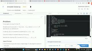 Unstable Subarray codechef solution