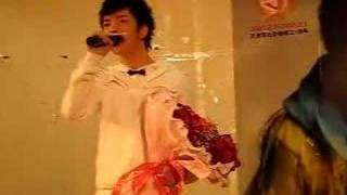 王栎鑫 王櫟鑫 20080216 天津签唱会 再说声sa lang hae yo