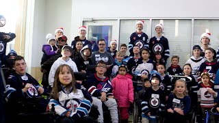 RUNWAY | Winnipeg Jets visit local hospitals