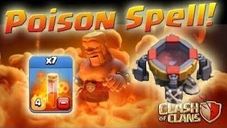 Clash Of Clans -The Correct way to use poison spell