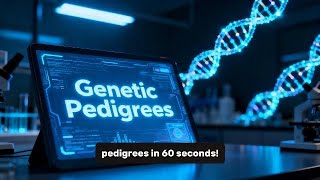 Pedigrees Explained in 60 Seconds!🧬 #ilovefunscience #pedigree