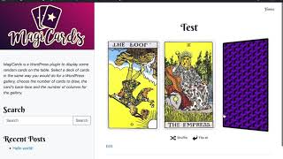 MagiCards WordPress plugin
