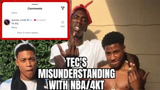 The Misunderstanding Between Tec “Spider Gang” And NBA/4KT | Quando Rondo Showed Love