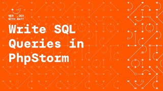 Write SQL Queries in PhpStorm