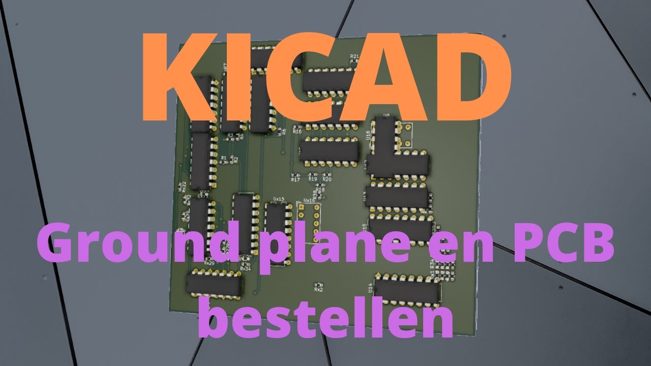 Ground Plane Tutorial Kicad Hoe Bestel Ik Een Pcb Youtube