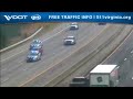 VDOT Traffic Cam Captures The Ending Of A Police Chase in Chesterfield County, Va