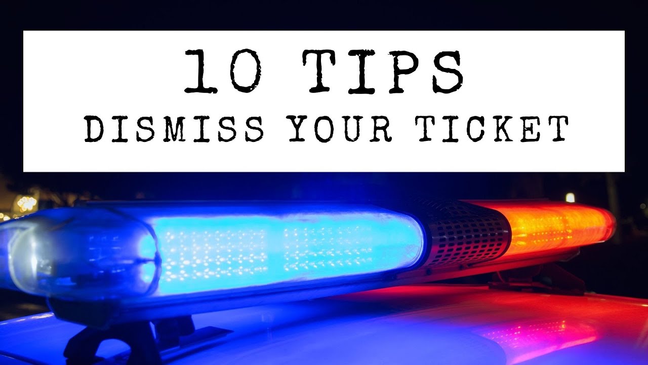 10 Traffic Ticket Tips To Beat Your Ticket Youtube