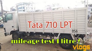 Mileage Test Tata 710 LPT BS6 ll Mileage Test Reviews 2021 vlogs