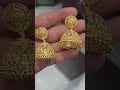 2gram gold plated indian earrings zumki