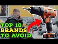 Top 10 Tool Brands to AVOID! (Cordless Power Tools 2024)