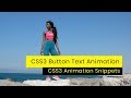 CSS3 Button Animation Effect | CSS3 Animation Snippets | Tutorial for beginners