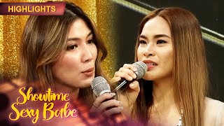 Nicole gives a pageant tip to Sexy Babe Hellary | It's Showtime Sexy Babe