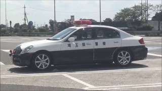 埼玉県警高速隊　引退寸前Ｖ３５スカイラインパトカー！