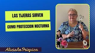 Las tijeras sirven como protección nocturna