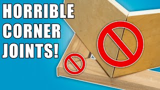 Getting Horrible Woodwork Corner Joints? Make This for $6