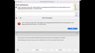 #GIT How to fix 'Can't connect to any URI: https://github.com/*/Github.git - not authorized' error.