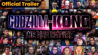 Godzilla x Kong: The New Empire - Official Trailer | REACTION MASHUP | Monsterverse