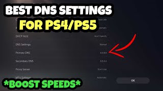 The *BEST* DNS Server For PS4/PS5! How To BOOST Download Speed, REDUCE Ping, and FIX LAG! (2022)