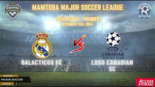 December 11th WSF Premier Galacticos FC vs Luso Canadian SC