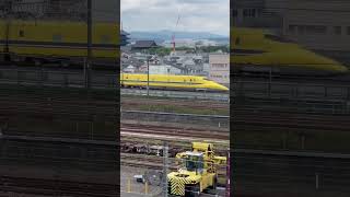 京都鉄道博物館から見えるドクターイエロー