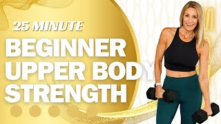 25 Minute Beginner Upper Body Strength Workout in Rep Range