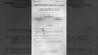 Clinical psychology | Wikipedia audio article