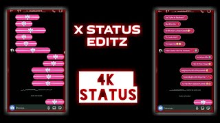 4K Love  Full Screen Status || Text Message Status || I Movie ❤  || x status editz