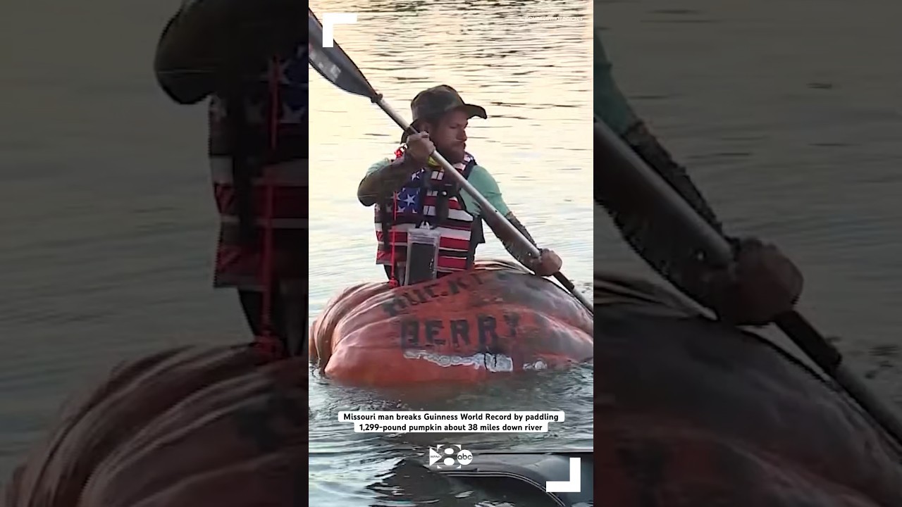 Missouri Man Breaks Guinness World Record By Paddling 1,299-pound ...