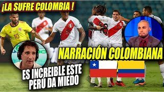 Narraciones CHILENAS y COLOMBIANAS al PERU 2 PARAGUAY 0  #qatar2022 #eliminatorias #repechaje #FIFA