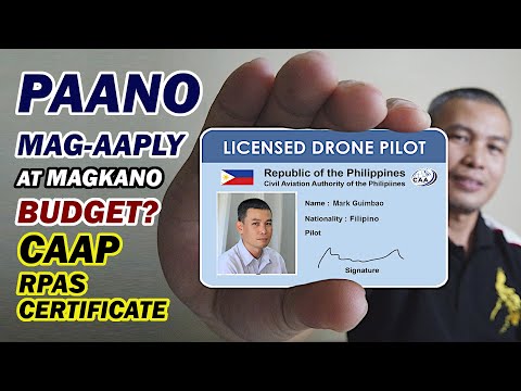 How do I get a CAAP license for my drone?