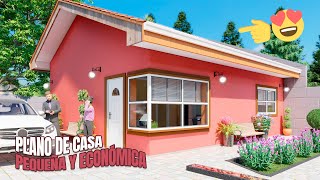 PLANO DE CASA Pequeña y Económica ¡Increíble! (GRATIS)