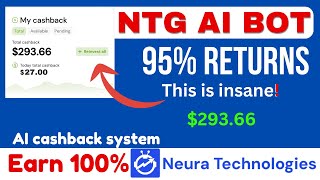 Neurabot AI: How I Earned 95% Returns on this Smart Tech Cashback System! | Passive Earning