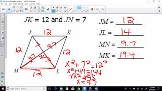 Special Parallelogram Practice