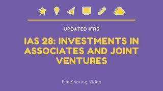 IAS 28: Investments in Associates and Joint Ventures