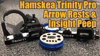 Hamskea Trinity Pro Arrow Rest and InSight Peep Unboxing