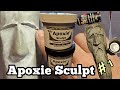 Learning how to Sculpt Apoxie Sculpt.  Part 1